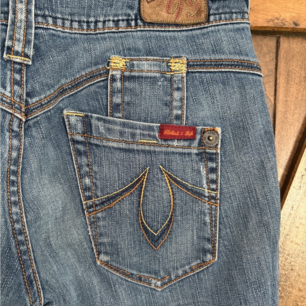 Level 99 Light Blue Straight Leg Jeans